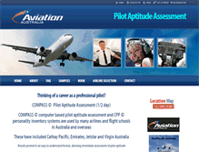 Tablet Screenshot of pilotassessment.com.au